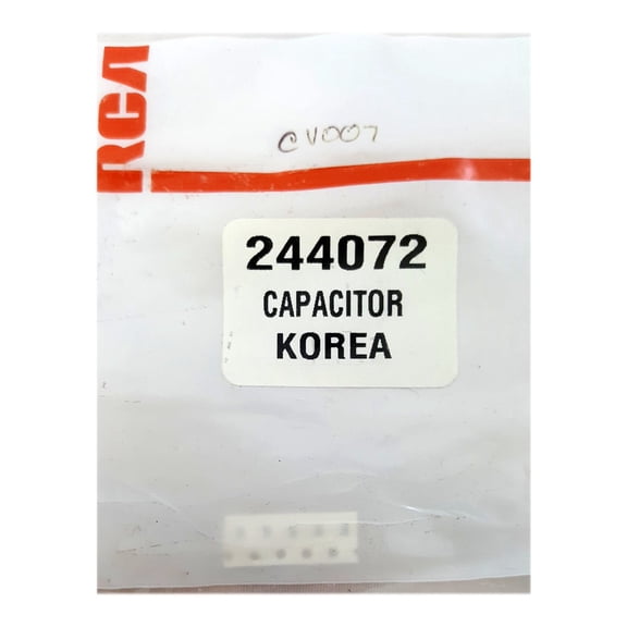 RCA VCR Replacement Part Capacitor CV007 Korea No. 244072