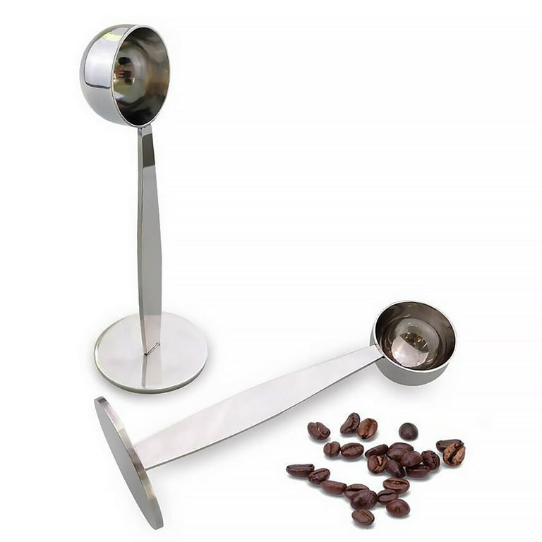 1pc, Measuring Coffee Scoop, 304 Stainless Steel Coffee Graduated Measuring  Spoon, Milk Powder Spoon, Seasoning Spoon, Measuring Spoon Set,Coffee Bean