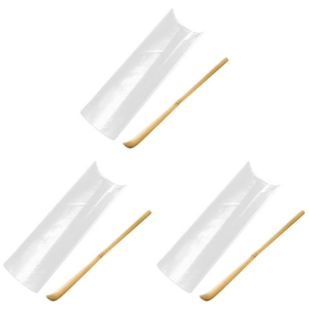 

Bestonzon 3 Sets of Classical Kung Fu Tea Scoop Shovel Household Practical Tea Spoon