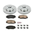 thumbnail image 3 of Power Stop Front Stock Replacement Brake Pad and Rotor Kit KOE258, 3 of 8
