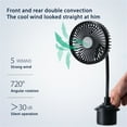FuChenYu USB Powered Vehicle Fan Cup Holder Fan. Support Three Speed