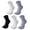 Assorted Color, variant on Arborister 5 Pairs Absorbent Sweat Five-Finger Toe Sock Men Cotton Sports Running Socks