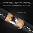 thumbnail image 4 of 50-200cm Long 6N USB A to USB A Cable Cord Line Noise Reduction Quality Rich and Clear Sound Performances, 4 of 6