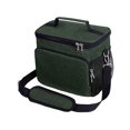 thumbnail image 4 of Bolsa de almuerzo térmica con aislamiento de oficina, bolsas de almacenamiento con cremallera suave, bolsas de almuerzo ligeras para hombres y mujeres Verde Macarena Bolsas de almuerzo con aislamiento, 4 of 8