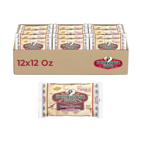 PENNSYLVANIA DUTCH Egg Noodles, 12-Pack, 12 oz Each for Hearty Meals & Perfect Texture, 10.5 lbs Bulk