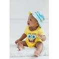 thumbnail image 3 of SpongeBob SquarePants Infant Baby Boys Romper and Hat Newborn to Infant, 3 of 5