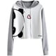 thumbnail image 1 of Sudaderas con estampado de panda lindo para mujer Sudadera con capucha con cordón Sudadera con capucha de manga larga Top corto Fokelyi WMZY-682-4, 1 of 4
