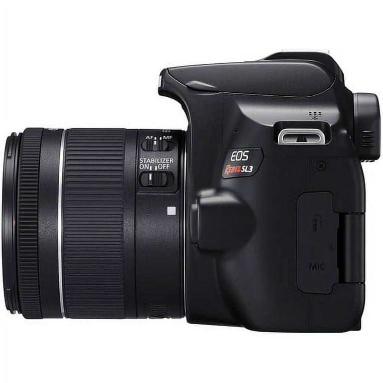 Cámara Réflex Digital Canon Eos Rebel Sl3 con Lente 18 55Mm Negro - Promart