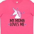 thumbnail image 4 of Inktastic My Mema Loves Me Girl Unicorn Youth T-Shirt, 4 of 5