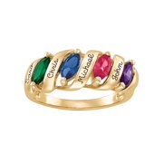 Family Story Ring 10kt Simulated