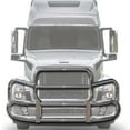 thumbnail image 3 of HERD 300 Compatible with Volvo VNL 2004-2017 Silver Stainless Steel Grille Deer Brush Guard, 3 of 10