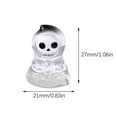 thumbnail image 6 of BZPIZ Halloween Decorations Halloween Pumpkin Decor Resin Pumpkin Ghost Decor for Table/Halloween/Window/Present Box/Gift, 6 of 6