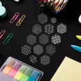 thumbnail image 4 of Honeycomb Frame Shape Clear Stamps for Card Making Hexagonal Rubber Stamps Transparent Craft Stamp Seal Stamp for DIY Scrapbooking Stamps Paper Photo Card Album Crafting, 4 of 8