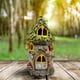 thumbnail image 5 of Resin Houses with Solar LED Lights Fairy Garden Accessories Outdoor Cottage Figurines Lawn Ornaments,A, 5 of 5
