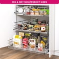 thumbnail image 2 of HOLDN' STORAGE Pull-Out Cabinet Organizer, Slide Out Drawer for Kitchen Cabinets & Pantry, Under Sink Storage, Heavy-Duty, 17"W x 21"D, 2 of 10