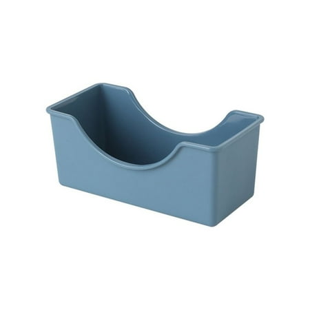 

Solid Color Environment Protection Not Fragile Dessert Table Picnic Bone Plate Garbage Tray Residue Household Storage Tray Snack Plate Candy Tray Trash Tray Fruit Plate Dessert Dish BLUE SHELF