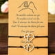 thumbnail image 3 of Xihbxyly Ofertas relámpago de liquidación de hoy Pulsera de latido de corazón de San Valentín, pulsera de acero inoxidable con forma de corazón, pulsera con tarjeta, 3 of 7