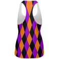 thumbnail image 2 of Halloween Court Jester Costume All Over Womens Work Out Tank Top, 2 of 2
