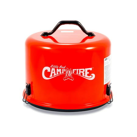 Little Red Campfire 11.25-Inch Portable Propane Outdoor Camp Fire by Camco , Approved For RV Campgrounds - 65,000 BTU's Includes 8 Foot Propane Hose