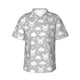 thumbnail image 1 of Balery Rabbit And Cloud Camisas hawaianas de manga corta para hombre, camisas playeras de corte holgado, camisas de vacaciones con botones,Medium, 1 of 7