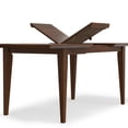 thumbnail image 4 of Simpli Home Colby 60-76 inch x 36 inch Rectangle Contemporary Extendable Dining Table in Walnut, 4 of 17