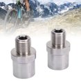 thumbnail image 1 of Pedal 1 Par De Adaptadores De Pedal De Bicicleta, Rosca Macho De Acero Inoxidable De 1/2 Pulgadas A Hilo Femenino, Extensores De Pedal De Bicicleta De 9/16 Pulgadas Para Manivelas, 1 of 7