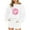 White-3, variant on 2 Piece Sweatsuits for Women Long Sleeve Print Crew Neck Sweatshirt Shorts with Pocket Breast Cancer Awareness Casual Outfits, Gray, L