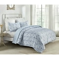 thumbnail image 2 of Simply Shabby Chic Blue Batik Stripe Duvet Set, Full/Queen, 2 of 8