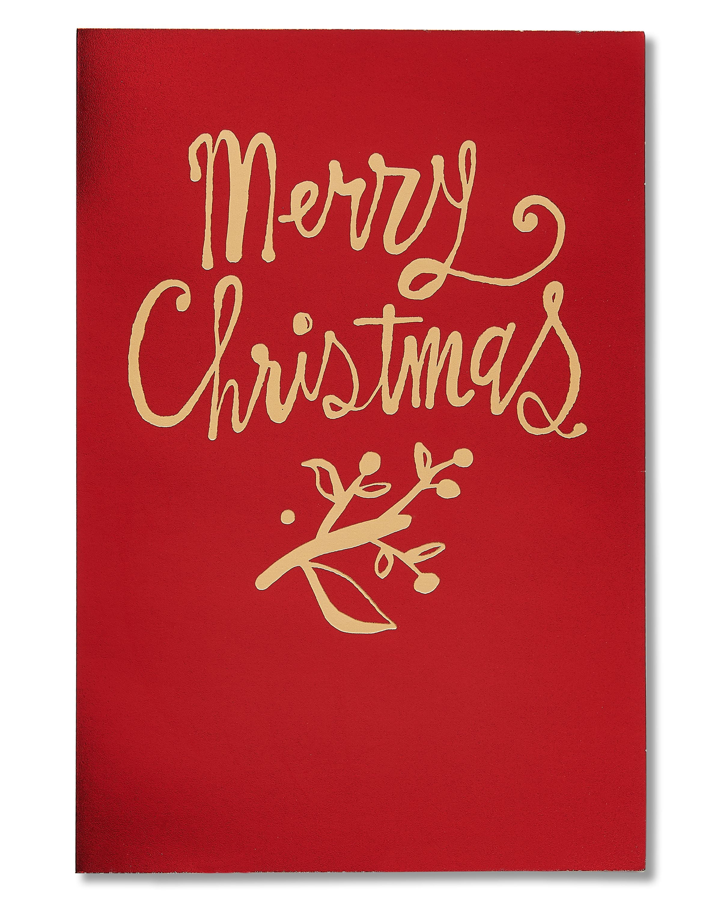 American Greetings Grateful Christmas Card with Foil, 6Count Walmart