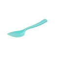 thumbnail image 5 of Coppetta Teal Plastic Petal Spoon - 4 1/2" x 1" - 500 count box, 5 of 10