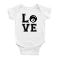 thumbnail image 1 of Pool Balls Love Funny Baby One-pieces Boy Girl Unisex, 1 of 3