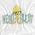 thumbnail image 2 of Looney Tunes Nerd Alert Women's T Shirt, White, Medium, 2 of 6