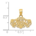 thumbnail image 3 of Finest Gold 14K Yellow Gold Best Grandma Pendant, 3 of 3