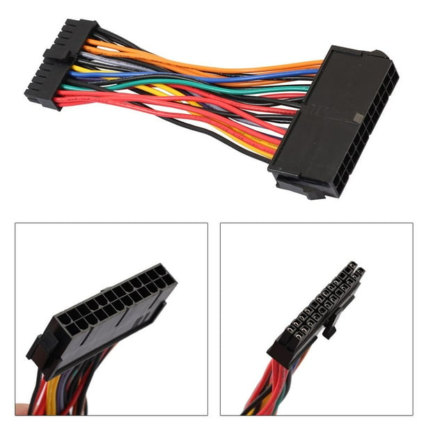 ATX PSU Standard 24Pin Female to Mini 24P Male Internal Power Cable Wire Sywqhk Para estrenar