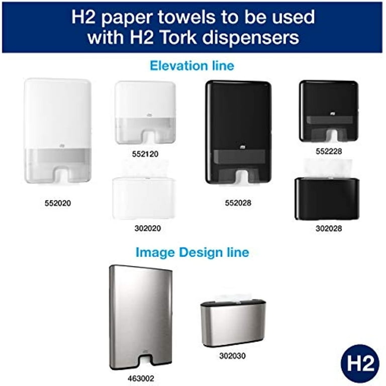 Tork Xpress Soft Multifold Hand Towel White H2, Absorbent, 16 X