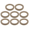 thumbnail image 1 of Unique Bargains 8 piezas universales de 5 pulgadas altavoz subwoofer montaje anillos espaciadores madera maciza beige, 1 of 6