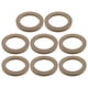 thumbnail image 1 of Unique Bargains 8 piezas universales de 5 pulgadas altavoz subwoofer montaje anillos espaciadores madera maciza beige, 1 of 6