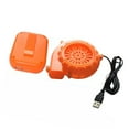thumbnail image 3 of Mini ventilador naranja, mini ventilador un batería con carga usb para trajes de ropa de juego influys, pequeño mini ventilador naranja, 3 of 8