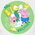 thumbnail image 3 of CafePress - Peppa Pig: The Best Big Brother Kids T Shirt - Light Classic Kids Graphic, Short Sleeve T-Shirt, Sizes XS-XL, 3 of 4