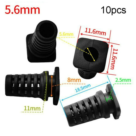 10 Pcs Cable Gland Connector Rubber Strain Relief Cord Power Tool Cable Sleeves