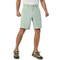 thumbnail image 6 of Little Donkey Andy Men's Stretch Shorts 9 Inch Inseam Bermuda with 4 Pockets for Travel Glacier Green S, 6 of 9