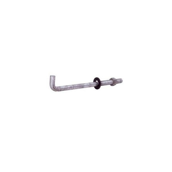 0.5 in. dia. x 6 in. Steel Hook Head Anchor Bolts - Pack of 50
