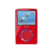 SanDisk Sansa Fuze - Digital player - 4 GB - red