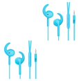 thumbnail image 2 of Injueey Auriculares estéreo con conector de 3,5 mm, auriculares con graves pesados, control de volumen y micrófono para iPhone, para teléfonos azul 2piezas, 2 of 5