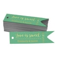 thumbnail image 1 of Darling Souvenir Pack Of 100 Love Is Sweet Wedding Paper Tags DIY Craft Real Gold Foil Personalized Hang Tags, 1 of 1