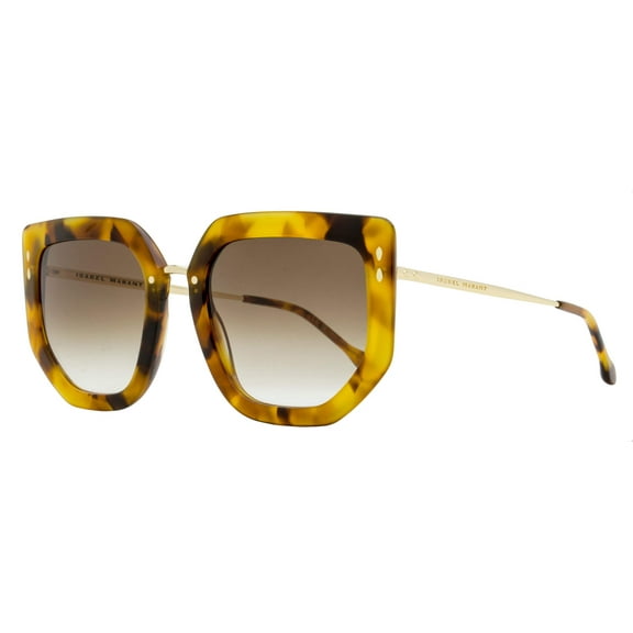 Isabel Marant Geometric Butterfly Sunglasses IM0149S 2IKHA Havana Gold 55mm