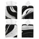 thumbnail image 2 of Fotbe Abstract Black White Swirls Porta Pañuelos Decorativo de Cuero, Caja Cuadrada Moderna para Pañuelos Faciales, Organizador y Dispensador 5x5x5'', 2 of 7
