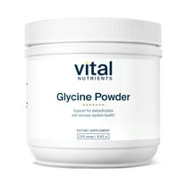 Vital Nutrients Glycine Powder 250g | Amino Acid to Promote Restful Sleep, Stress Relief, Memory, and Cognitive Support | Vegan Glycine Supplement | Gluten, Dairy, Soy Free | Non-GMO | 62 Servings