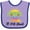 Lavender and Purple, variant on Inktastic St. Pete Beach Florida Vacation Girls Baby Bib