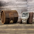 thumbnail image 3 of Leather Watch Roll Pouch Holder Bag Watch Display Travel Case Gift Box C1D9, 3 of 7